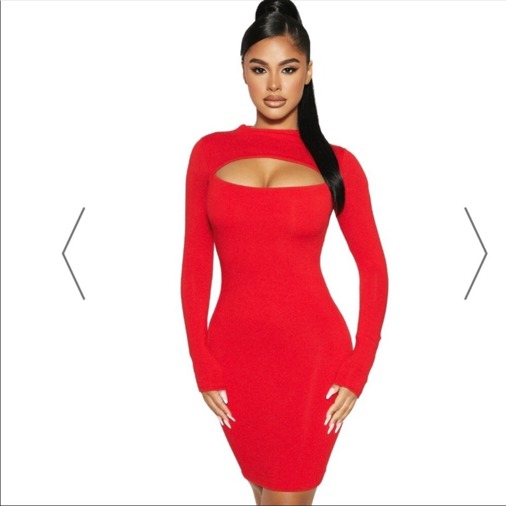 Brand new Naked Wardrobe Cut em out dress